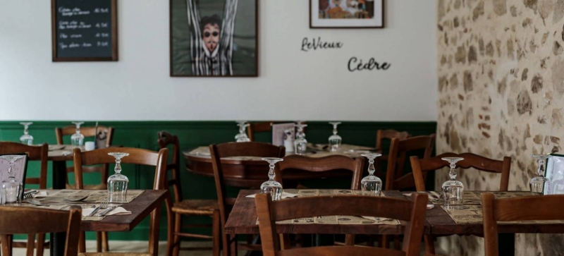 Le restaurant - Le Vieux Cèdre - restaurant LE DORAT - Restaurant Magnac Laval - meilleur restaurant LE DORAT